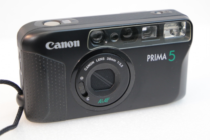 Canon prima 5 Descriptifs:
Canon prima 5
compact
Objectifs: focus fixe 38mm
état général: excellent, en état de marche
Prix : 90 € ( + prix du transport)