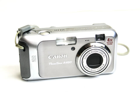 17: Canon PowerShot A460 descriptif : compact Canon PowerShot A460
état général : excellent état, en état de marche 
objectif : 5.0 mega pixels
prix : 70€ + prix de transport