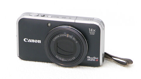 6: Canon SX210 IS descriptif : compact Canon SX210 IS
état général : excellent état, en état de marche 
objectif : 14X optimal zoom
prix : 99€ + prix de transport